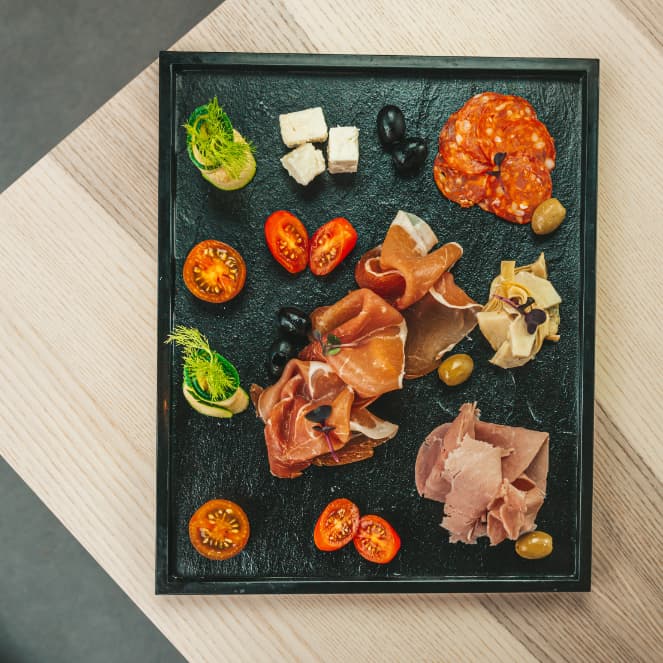 A plated dish at il Bistro