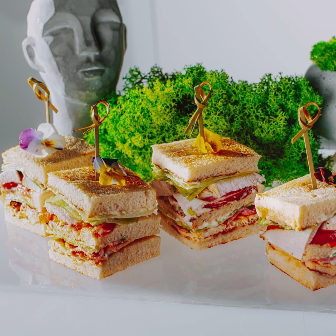 Catering prepared for a business meeting